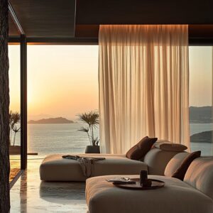 Cotton Linen Sheer Curtains