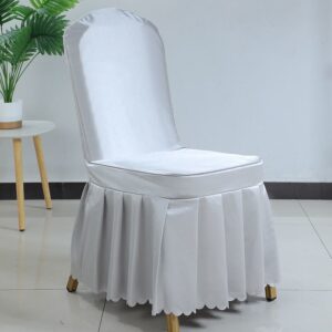 Hotel satin chair cover