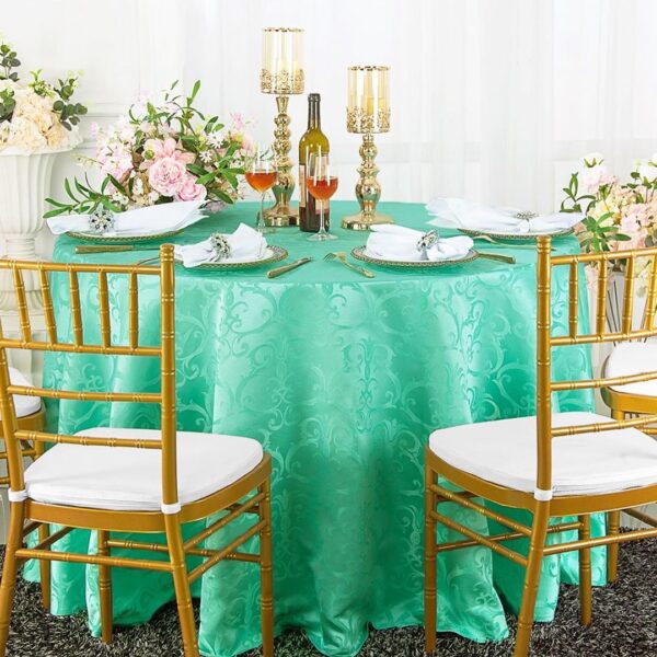 Jacquard Tablecloth for Banquet Event - 图片 2