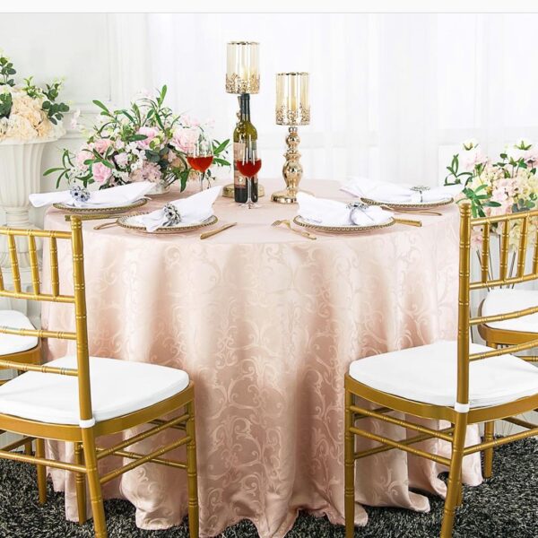 Jacquard Tablecloth for Banquet Event - 图片 3