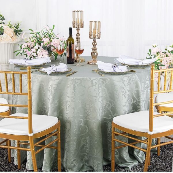 Jacquard Tablecloth for Banquet Event - 图片 4