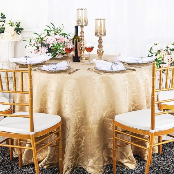 Jacquard Tablecloth for Banquet Event - 图片 7