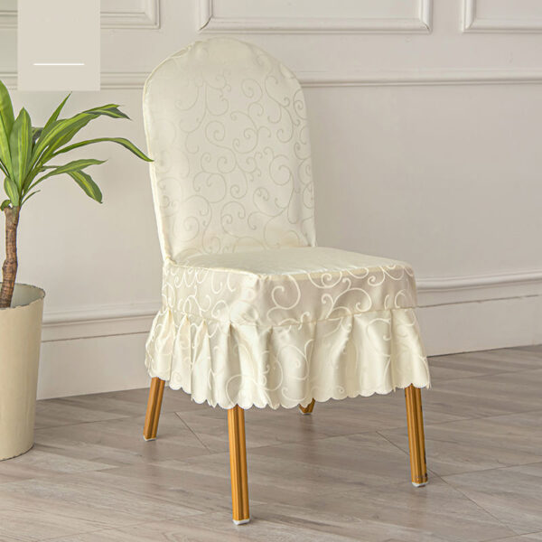 100% polyester jacquard chair cover, wear-resistant, long service life, good looking - 图片 6