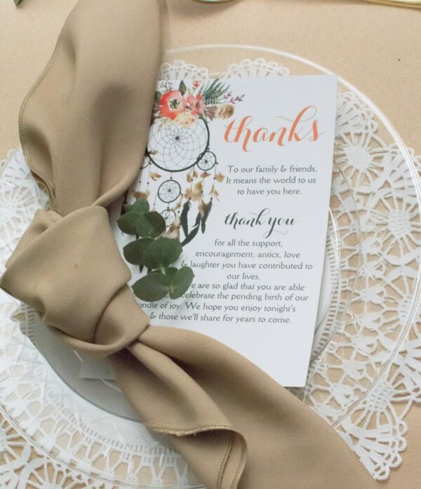 Linen Cotton Napkin 45cm*45cm with Merrow Stitching