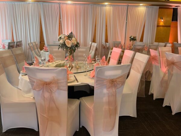 Organza Chair Sash The most commonly used in hotel wedding banquets - 图片 3