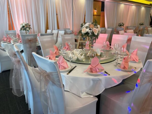 Organza Chair Sash The most commonly used in hotel wedding banquets - 图片 8