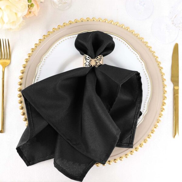 High Weight Polyester Napkin for Banquet Event Restaurants - 图片 2