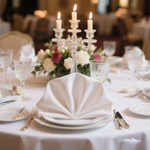 High Weight Polyester Napkin for Banquet Event Restaurants