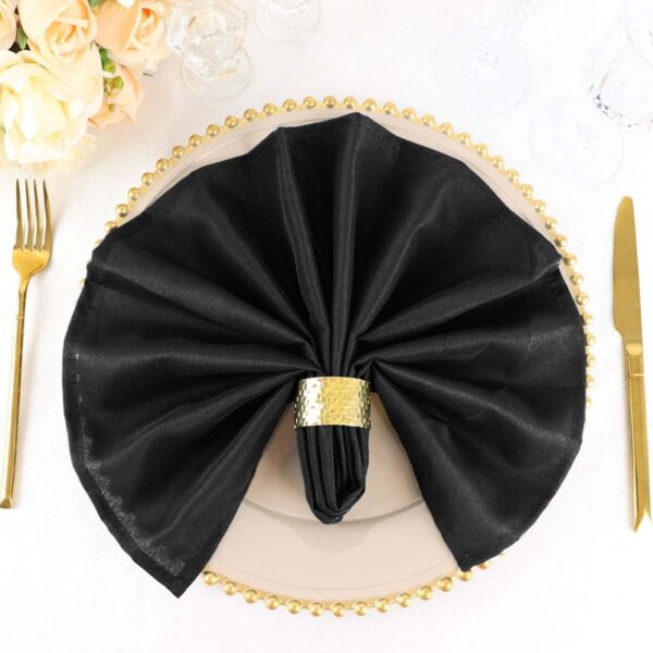 High Weight Polyester Napkin for Banquet Event Restaurants - 图片 3