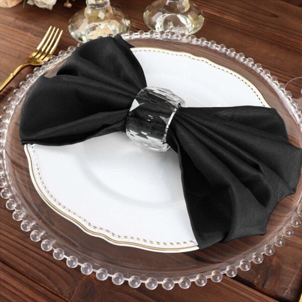 High Weight Polyester Napkin for Banquet Event Restaurants - 图片 5