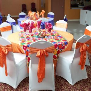 Wholesale Satin Chair Sashes for Weddings Party Banquet