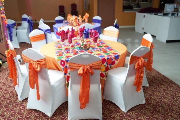 Wholesale Satin Chair Sashes for Weddings Party Banquet