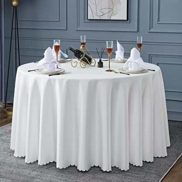 high temperature and high pressure coloring satin table cloth