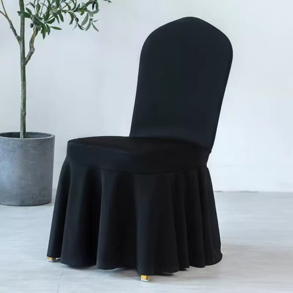 Hotel Scuba Chair Cover with skirting - 图片 2