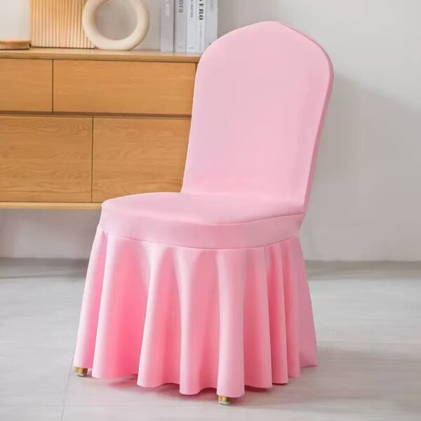 Hotel Scuba Chair Cover with skirting - 图片 5
