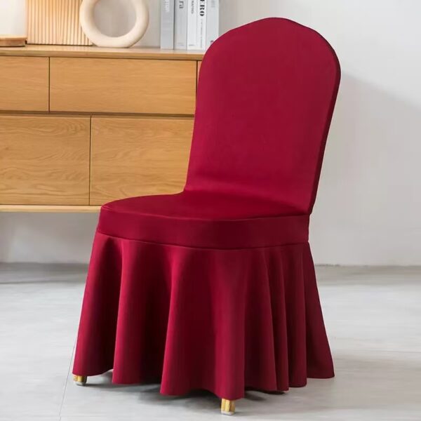 Hotel Scuba Chair Cover with skirting - 图片 8