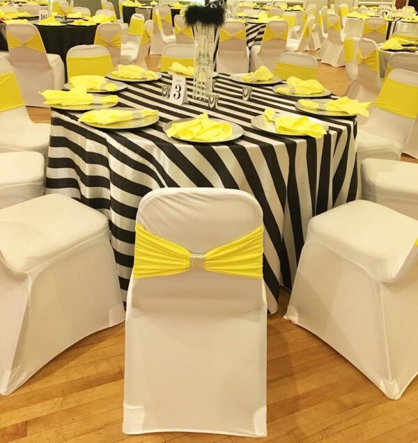 Hotel Wedding Banquets Spandex Chair Band - 图片 3