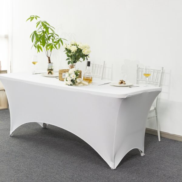 100% Four-way stretch spandex material table cover - 图片 5