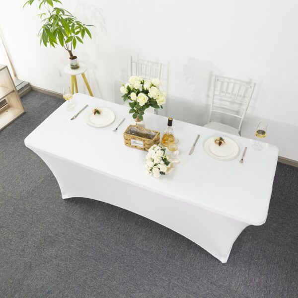 100% Four-way stretch spandex material table cover - 图片 2