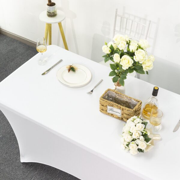 100% Four-way stretch spandex material table cover - 图片 3