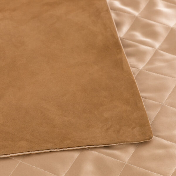 luxurious suede bed flag, with high-grade suede fabric, presents a low-key and extraordinary texture - 图片 4