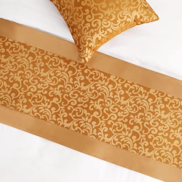 Jacquard polyester bed flag for hotel bed - 图片 3