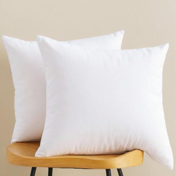 100% cotton square pillow