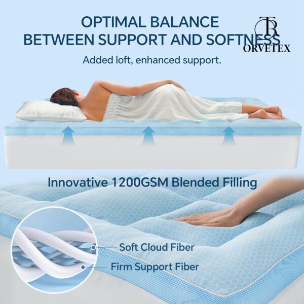 Extra Thick Cooling Mattress Protector - 图片 2