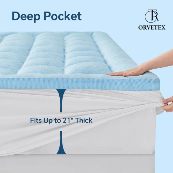 Extra Thick Cooling Mattress Protector - 图片 4