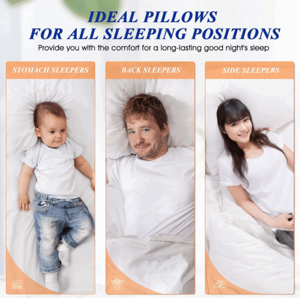 Hotel-specific supportive memory feather pillow - 图片 4