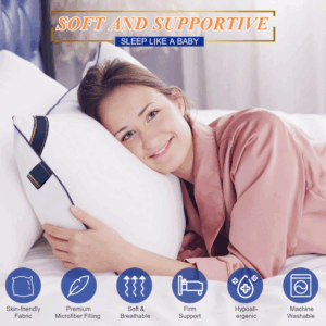 Hotel-specific supportive memory feather pillow