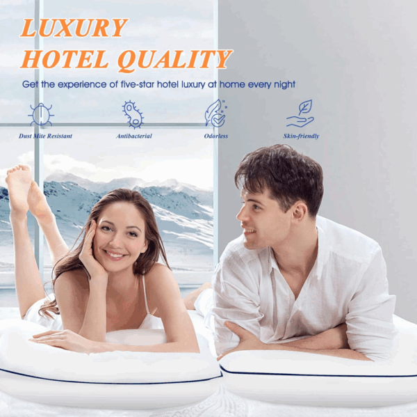Hotel-specific supportive memory feather pillow - 图片 6