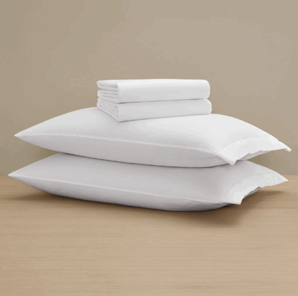100% cotton satin check bed sheet three piece set - 图片 2