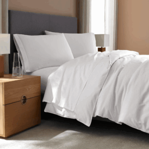 100% cotton satin check bed sheet three piece set