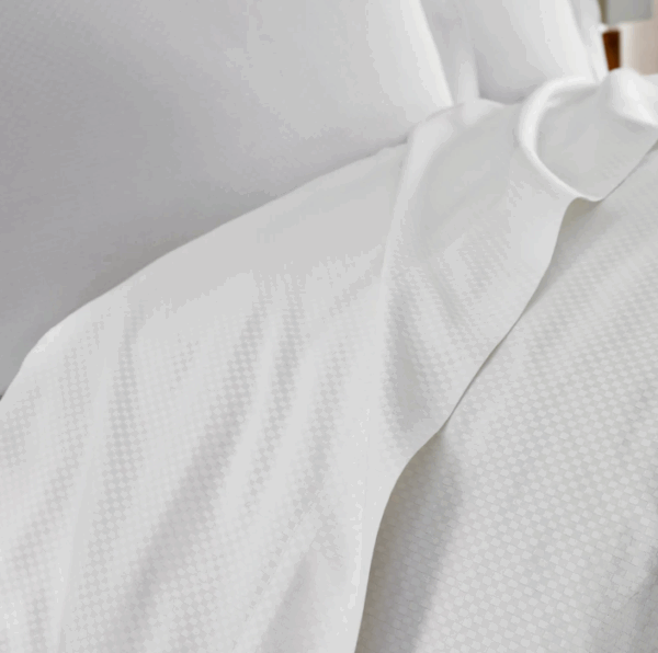 100% cotton satin check bed sheet three piece set - 图片 6