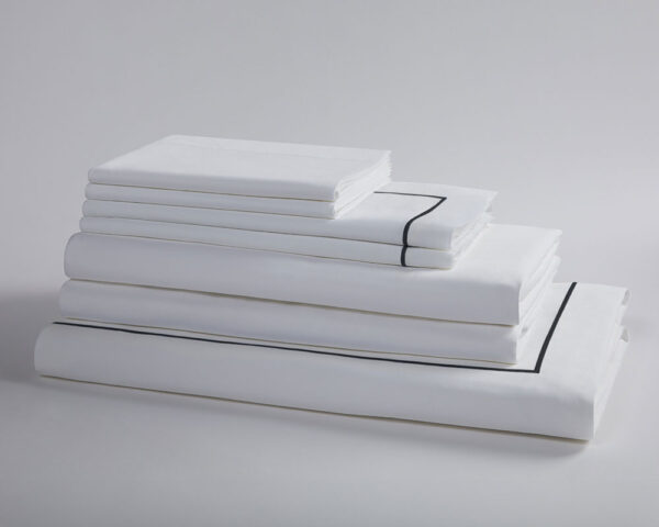 High-end hotel supplies set pure cotton satin 7-piece bedding set