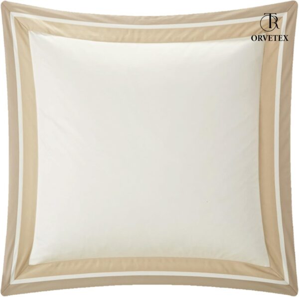 100% cotton printed square pillow