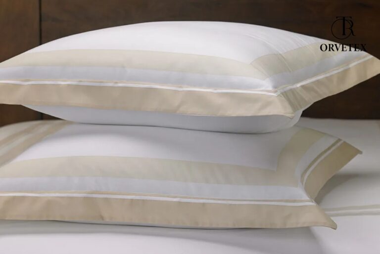 100% cotton printed square pillow