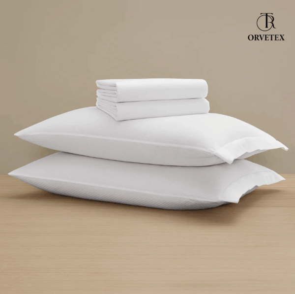 100% cotton satin check bed sheet three piece set