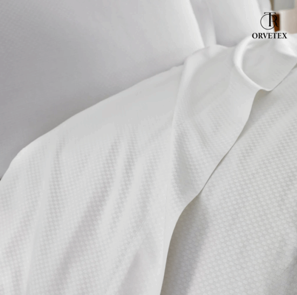 100% cotton satin check bed sheet three piece set - 图片 6