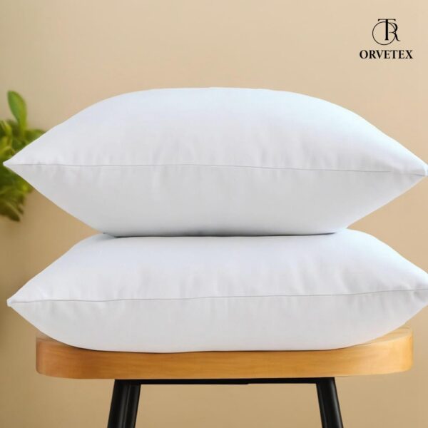100% cotton square pillow