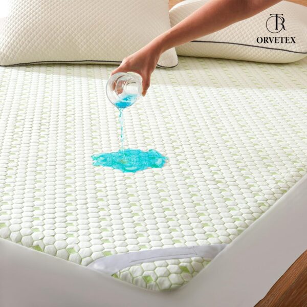 Nylon Cool Waterproof Fitted Sheet - 图片 5