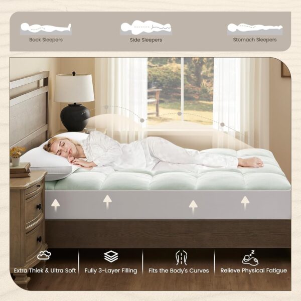 Waterproof memory foam mattress pad - 图片 7