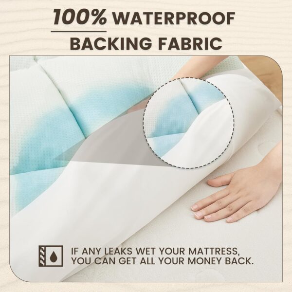 Waterproof memory foam mattress pad - 图片 4