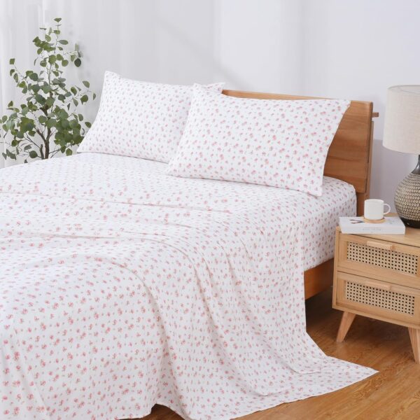 100% polyester fitted sheet set - 图片 3