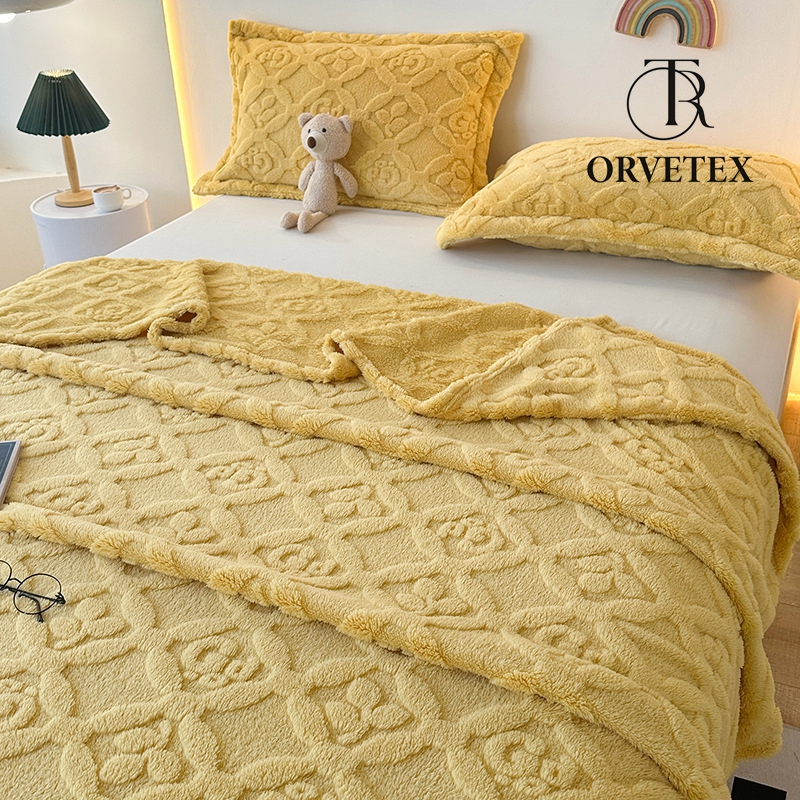 Fleece Throw Blanket for Couch - Fluffy & Cozy Cable Jacquard Tufted Throw for Women Gift, Thick and Warm Christmas Blanket for Winter, Grey, 60 * 80 Inches - 图片 4