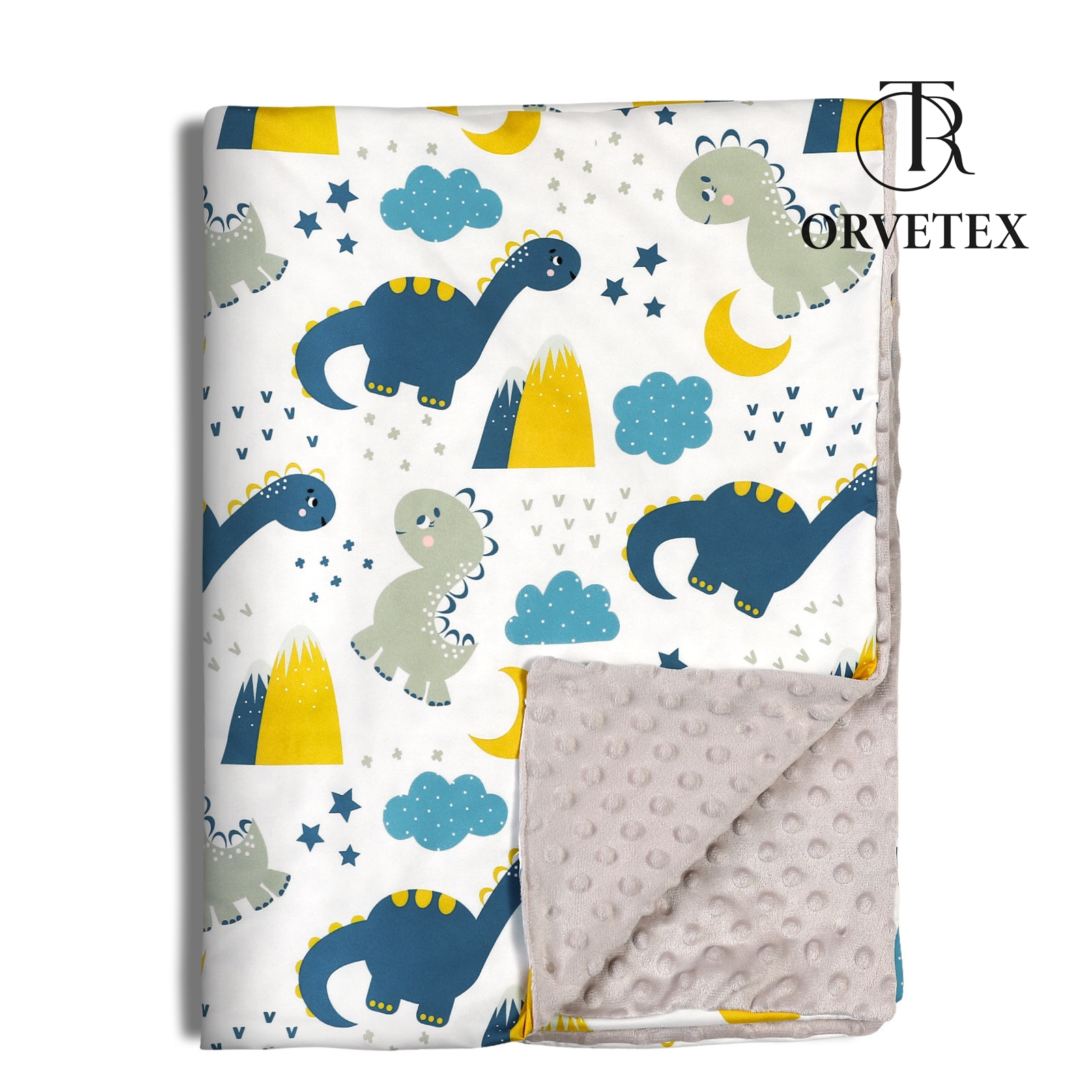 50" x 60"Weighted Blanket, Luxury Velvet Weighted Blankets for Kids,Warm and Breathable Soft and Comfort Minky, Cute Heavy Blanket - 图片 5