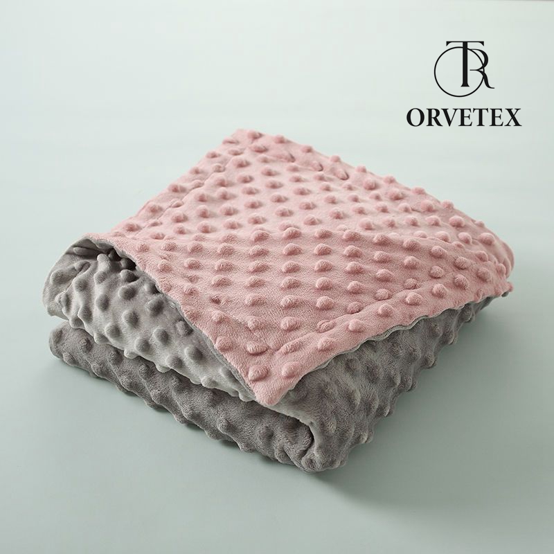 Weighted Blanket, Luxury Velvet Weighted Blankets for Kids,Warm and Breathable Soft and Comfort Minky, Cute Heavy Blanket - 图片 3