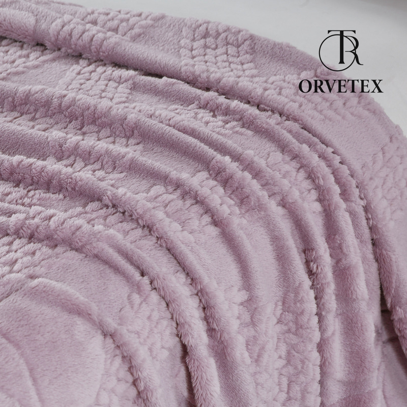 New Double Sided Cotton Velvet Jacquard Blanket Soft And Skin Friendly Sofa Blanket Office Nap Air Conditioning Cover Blanket - 图片 3