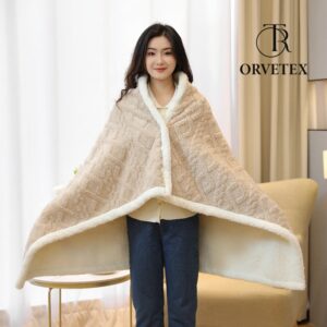 Home Office Gift Lady Super Soft Cozy Comfort Throw Scarf Blanket Multifunction Lunch Break Blanket Scarf Wrap Shawl Winter Warm